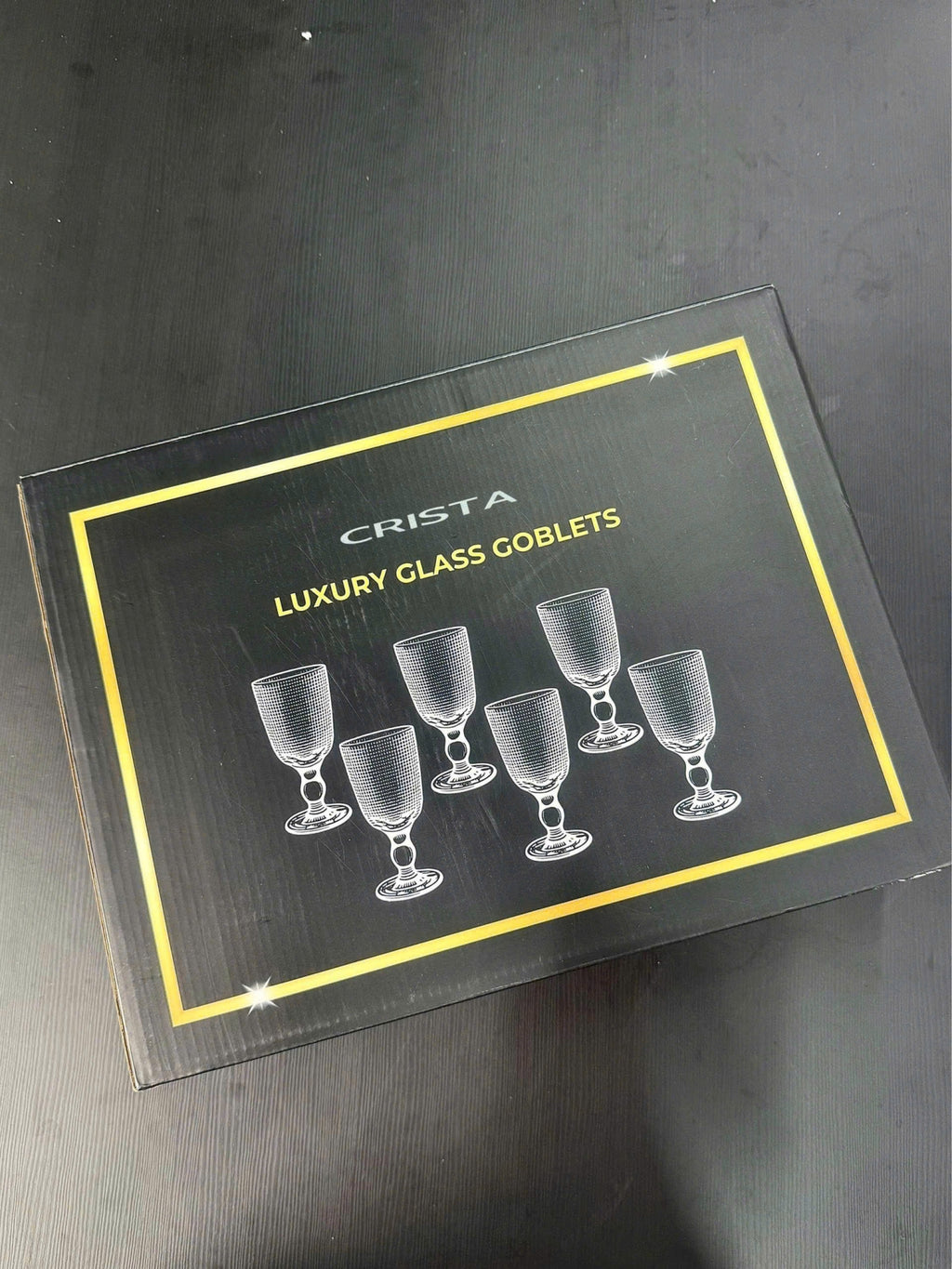 SET OF 6 MESH-PATTERN GLASS TUMBLERS – WHITE